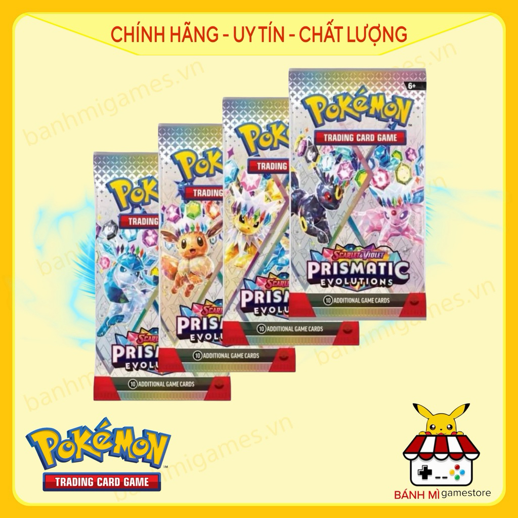 Pokémon TCG: Scarlet & Violet Prismatic Evolutions - Pack lẻ