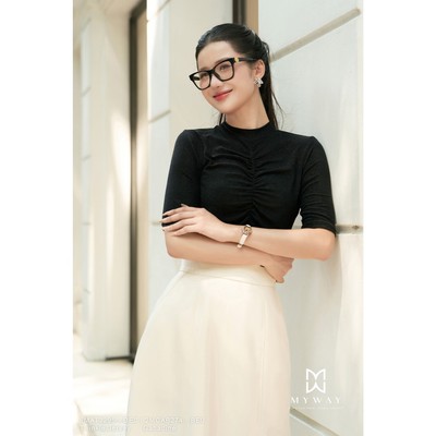 Chân Váy Nữ Công Sở Dáng Xòe Nhẹ MY WAY Cao cấp 2MCAB274