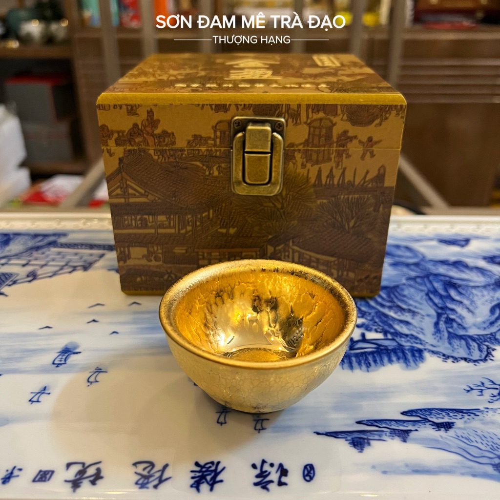 Chén Kiến Trản Mạ Vàng Cao Cấp 24k Dung Tích 50ml