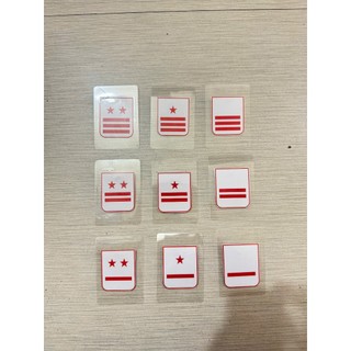 (1 cái) Cấp hiệu chỉ huy, cấp hiệu đội các cấp