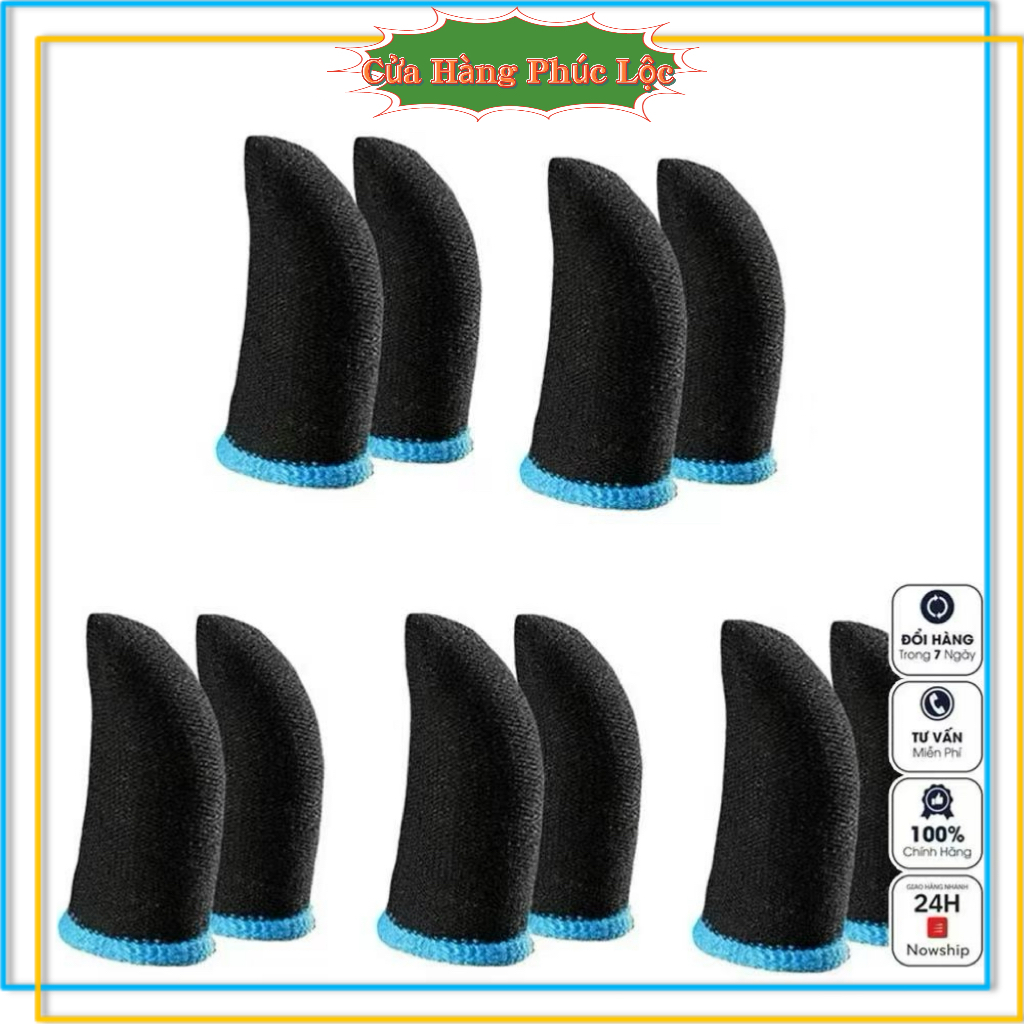 Bao tay chơi game sợi bạc 24 kim cao cấp Chống Mồ Hôi, Siêu Nhạy, Co Giãn Cực Tốt