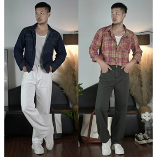 Quần Jean Ống Rộng Nam Wash 3 Màu Đen Trầm SMOKE Cạp Cao HELLOYOU, Quần Bò Nam Ống Suông Phong Cách RETRO Cao Cấp JS05