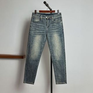  Quần jean nam was xanh bụi form skinny chất jean co dãn QJN399 