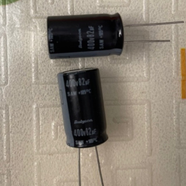 2c Tụ Rubycon 400v 82uf hàng mới chính hãng