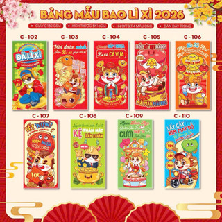 Bao xì giấy bóng loại 1