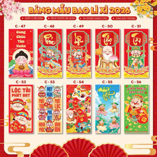 Bao xì giấy bóng loại 1