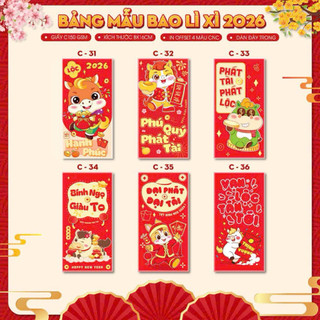 Bao xì giấy bóng loại 1