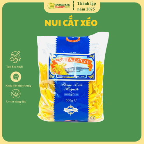 SANTA LUCIA_Nui ống Penne Ziti Riagate số 70 500g SANTA LUCIA