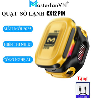  Sò lạnh tản nhiệt  CX12 Pro 2025 sử dụng pin làm lạnh sâu 2 chế độ AI đèn led màn hình tăng fps 