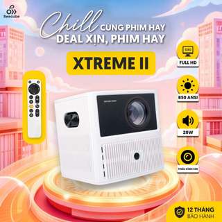   Tặng phụ kiện  Máy chiếu mini BeeCube Xtreme GEN 2 - Độ sáng lớn Full HD 1080P- Hỗ Trợ 4K - Tích hợp loa 20W 