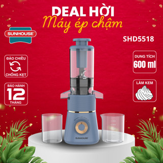 Máy ép chậm SUNHOUSE SHD5518 - Công nghệ ép chậm thông minh Bảo hành 12 tháng