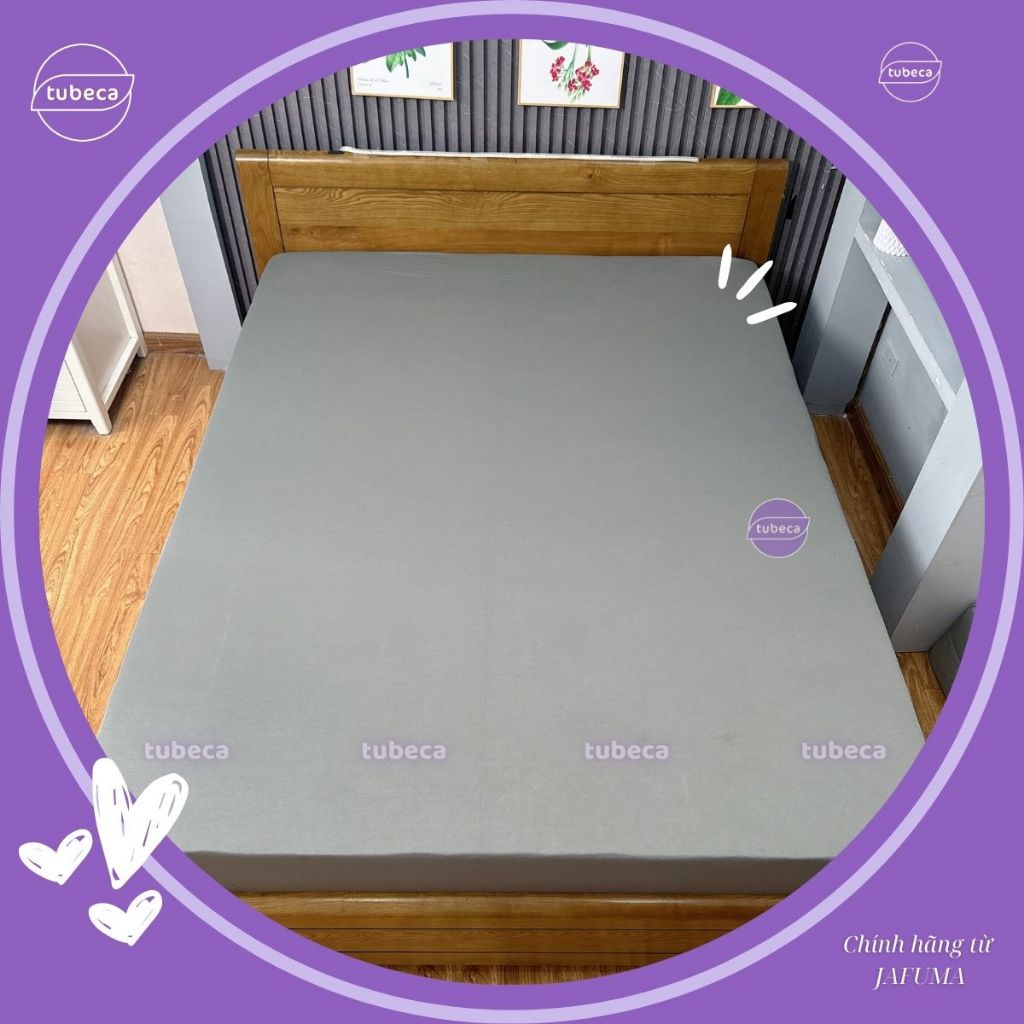 Ga giường thun lạnh Ý JAFUMA | Drap giường cao cấp mát 1m 1m2 1m4 1m6 1m8 | Nệm 3cm đến 30cm