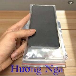 Túi zip đựng điện thoại chống thấm nước 100 túi zipper khoá bấm kích thước 9x19cm