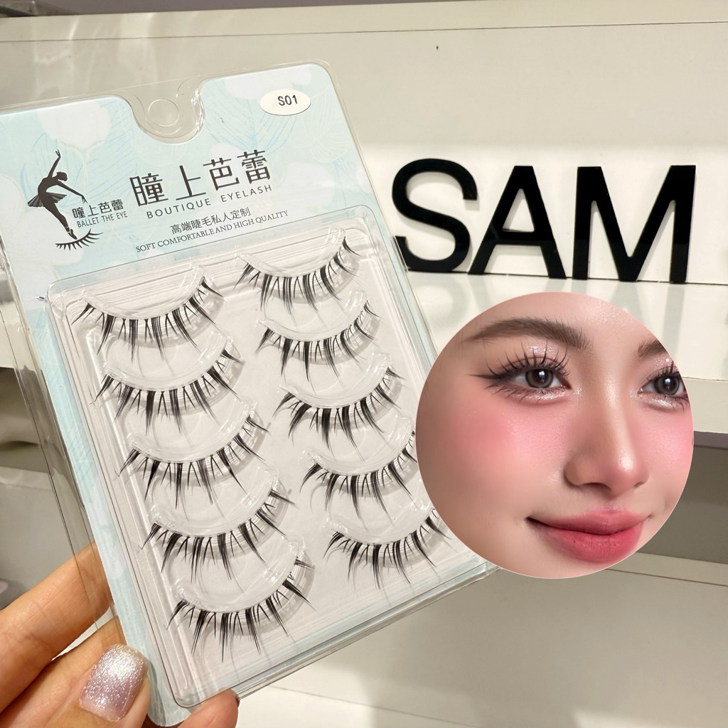  Lông mi giả S01 siêu hot SAMMI BALLET THE EYE siêu đẹp make cô dâu đi chơi hack mắt to tròn 