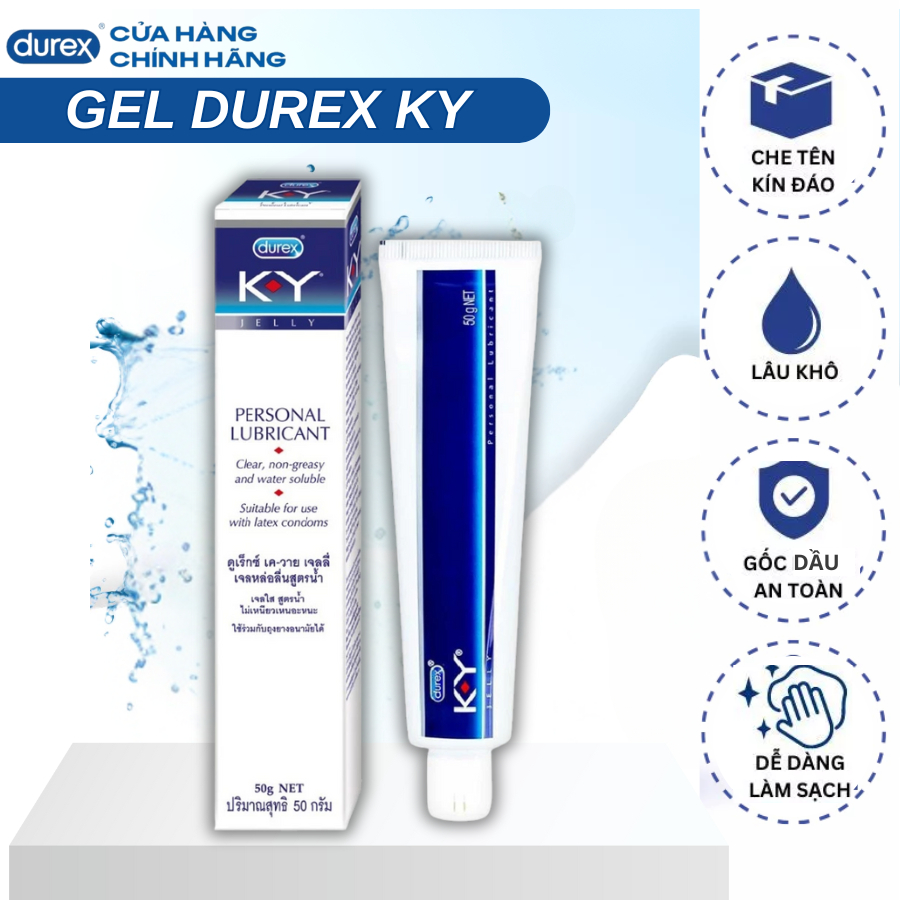 Gel bôi trơn Durex KY Thái lan, gel bôi trơn tình dục tăng khoái cảm kéo dài thời gian