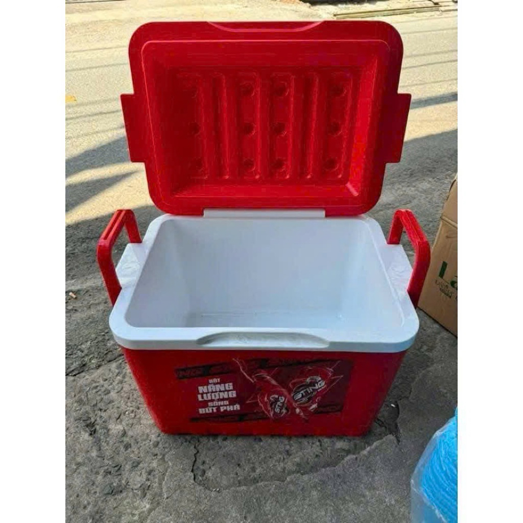 Thùng đá nhựa tý liên 45 lít công nghệ PU FAROM giữ lạnh 36 tiếng , thùng đá vuông 45 lít
