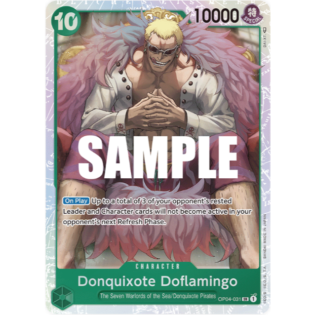 [Thẻ bài OnePiece] OP04-031 | SR | CHARACTER Donquixote Doflamingo