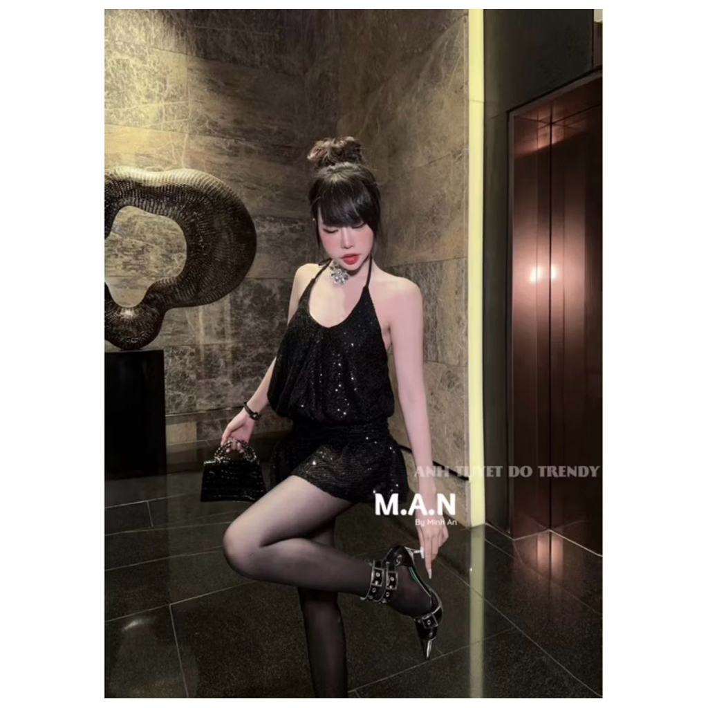 Váy kimsa bling bling