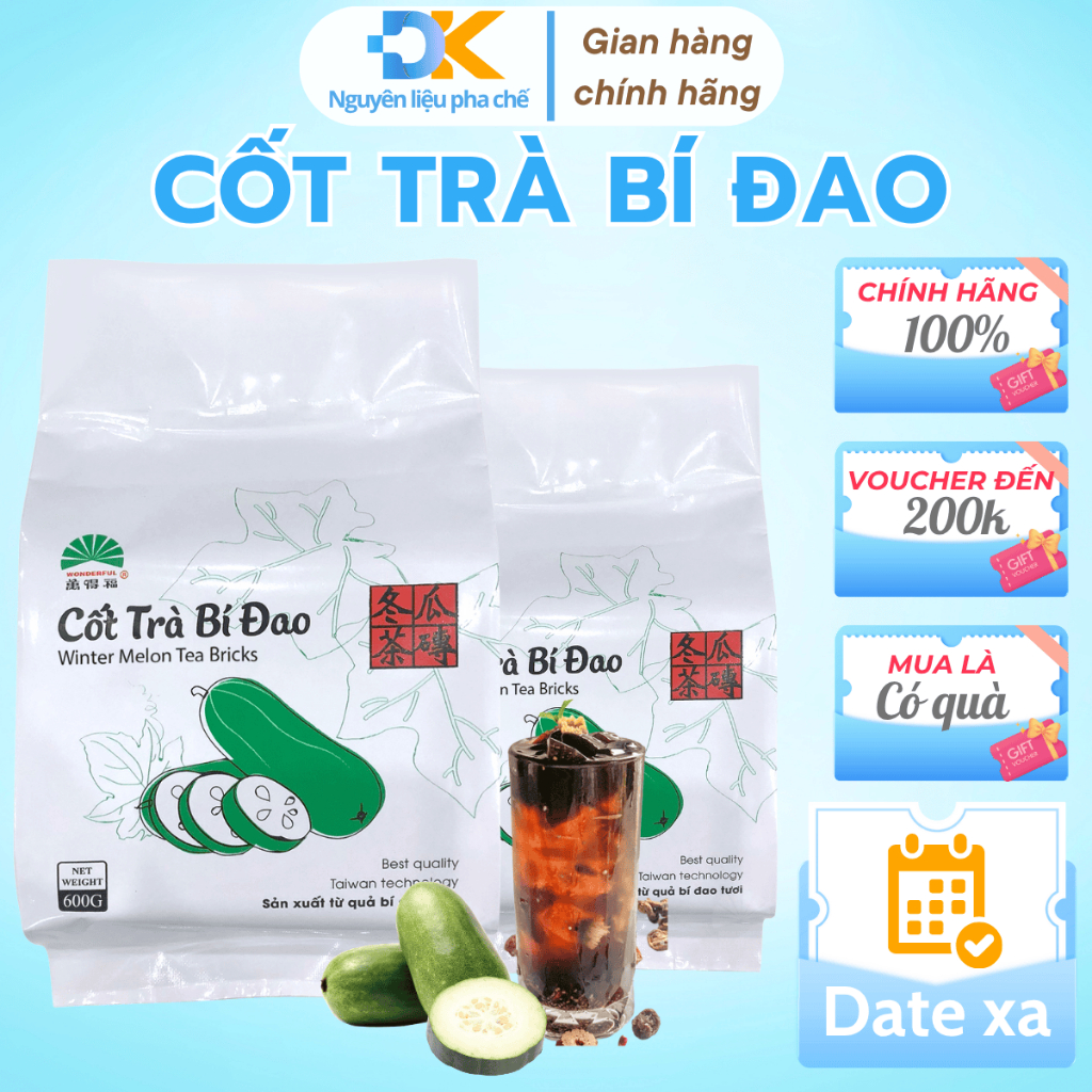 CỐT TRÀ BÍ ĐAO  WONDERFUL cốt trà bí đao được tinh chế từ bí đao tự nhiên
