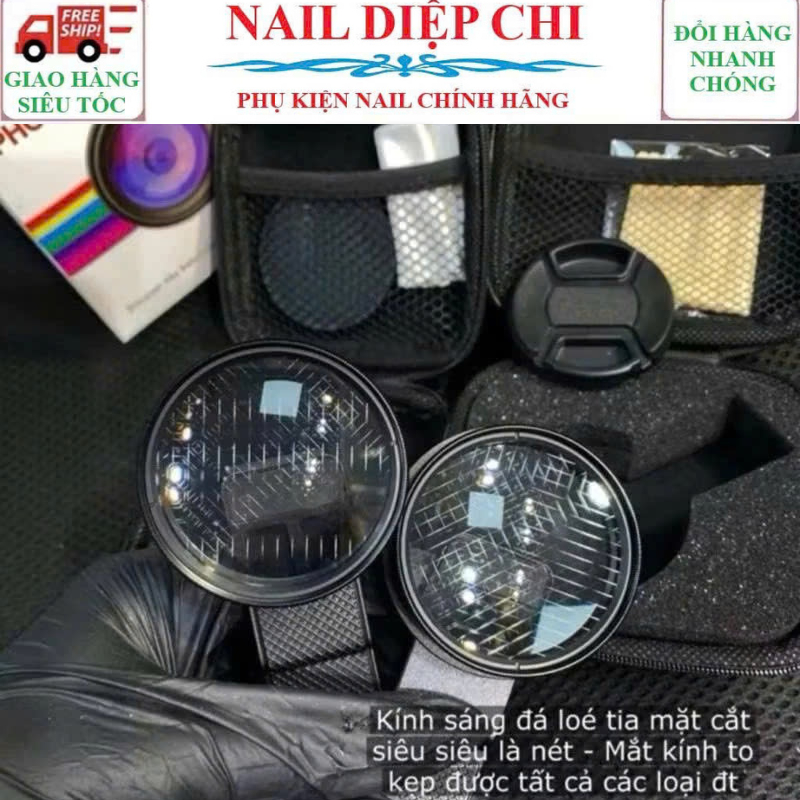 Lens chụp ảnh nail phiên bản mới lóe tia star 12 (loại cao cấp 12 tia)