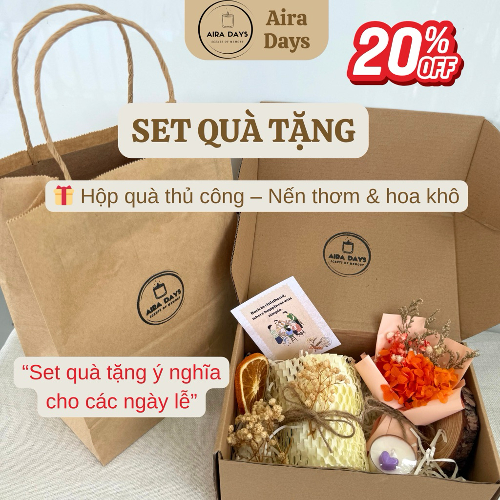 🎁 Set Quà Tặng 20/11– Sinh Nhật – Kỷ Niệm AIRA DAYS | BST Ký Ức Việt