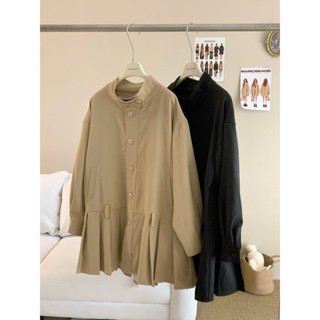  váy mangto kaki dập ly kèm đai MT6 