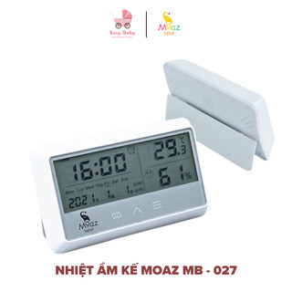 Nhiệt kế đo độ ẩm và nhiệt độ Moaz Bebe- mb027, MB 124, Suzy baby