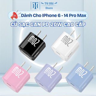  Củ Sạc PD 20W Cao Cấp A238 Cổng TYPEC – Hỗ Trợ Sạc Công Nghệ GaN – Tương Thích IPhone 6 - 16 Pro Max 