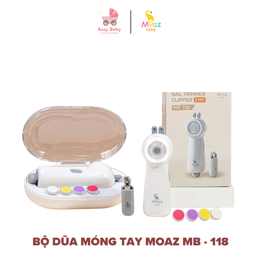MÁY DŨA MÓNG TAY CHO BÉ MOAZ BÉBÉ MB-080/ MB-118