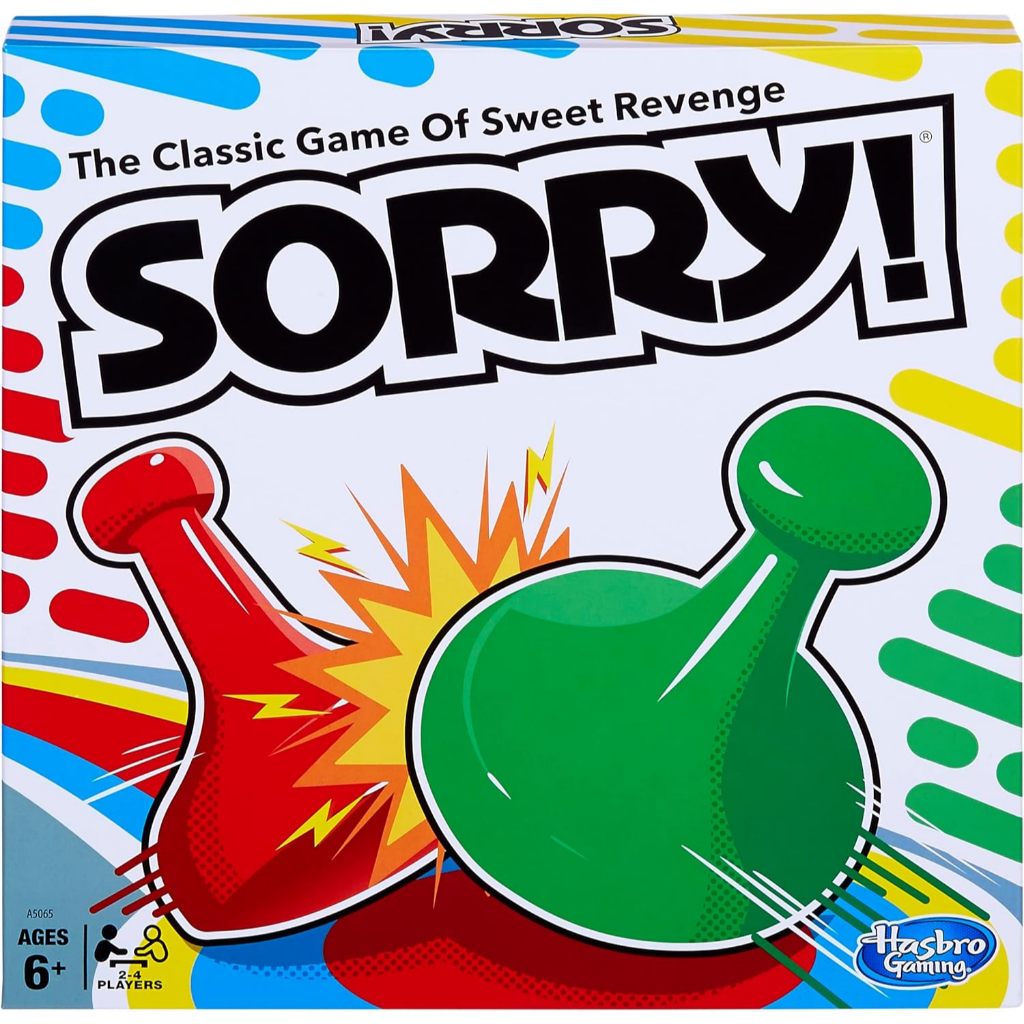 Trò chơi Board Game Gia đình Hasbro Gaming Sorry Kids Board Game, Family Board Games