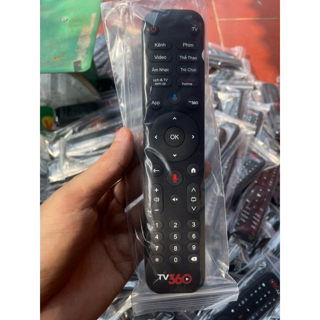 🔥Chính Hãng🔥Remote giọng Nói Blutooth Tv360 Mẫu Mới 2025 2 Mic Dùng Cho Các Mã Tv360 Fpt,Mytv...