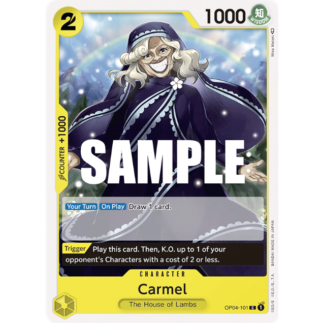 [Thẻ bài OnePiece] OP04-101 | C | CHARACTER Carmel