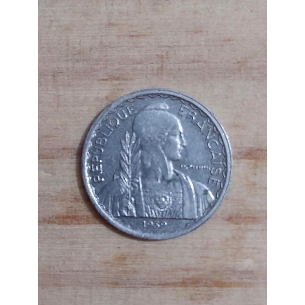 Xu sưu tầm 10 Cent Đông Dương (Indochine) 1939-1940 hút nam châm