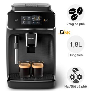 Máy pha cà phê Philips EP2220/10 – Tạo bọt sữa mịn, pha Espresso & Cappuccino tại nhà