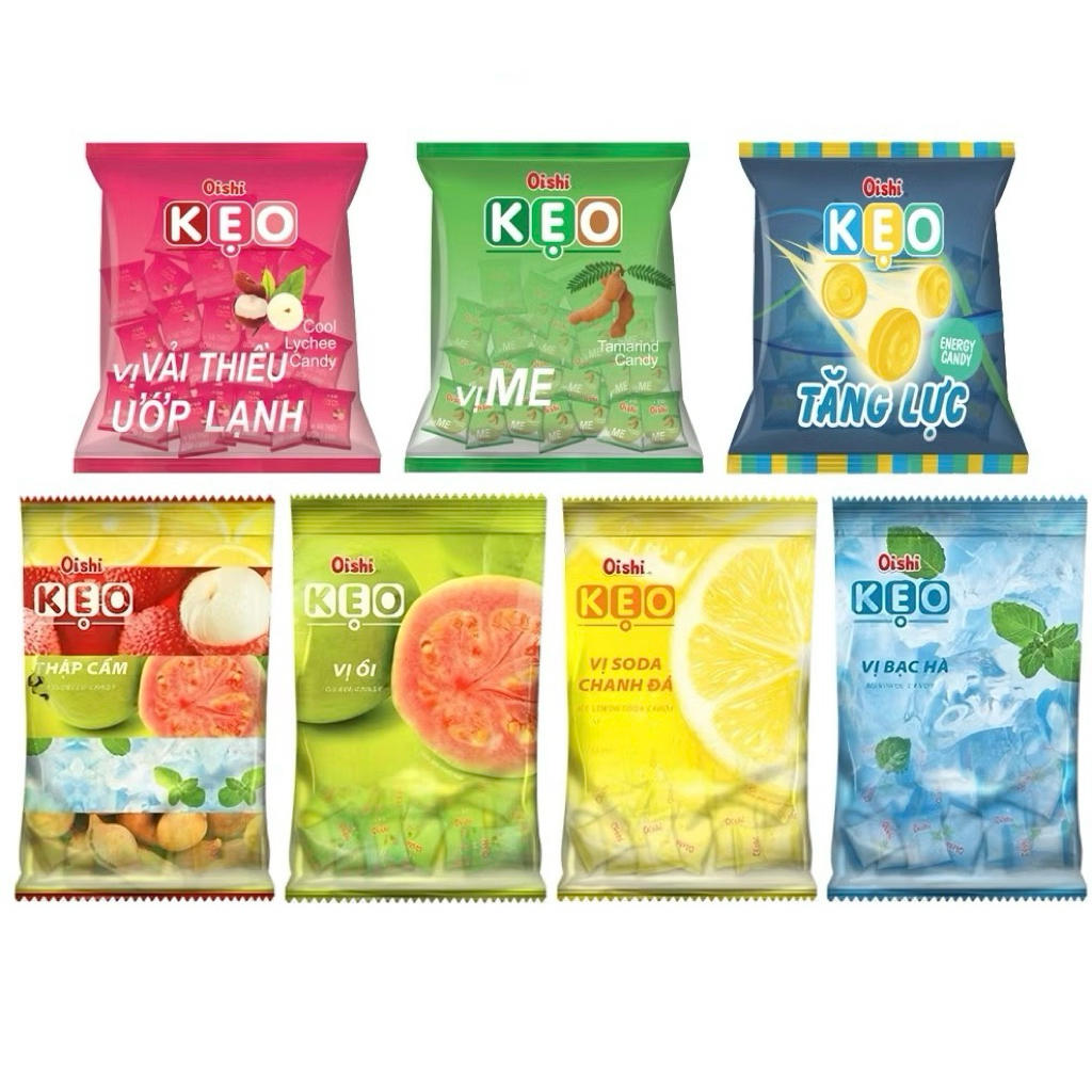 Kẹo Oishi Đủ vị - Hàng Chính Hãng