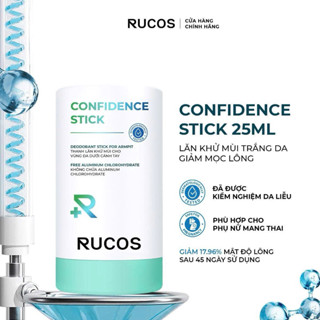  Lăn khử mùi trắng da giảm mọc lông 25ml - Confidence Stick -  Rucos 