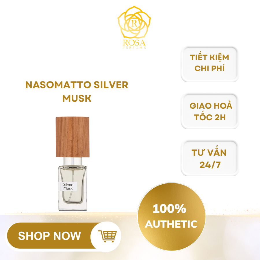 Nước hoa mùi xạ I Nasomatto Silver Musk I Nước hoa unisex mùi xạ quyến rũ, thu hút