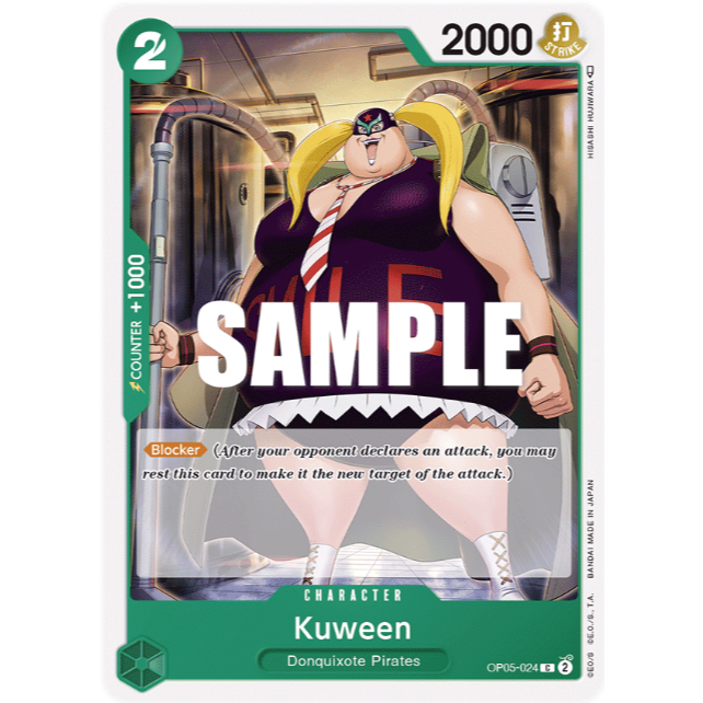 [Thẻ bài OnePiece] OP05-024 | C | CHARACTER Kuween