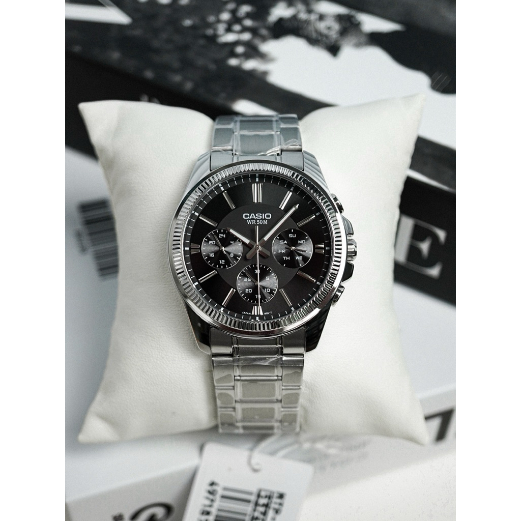 Đồng Hồ Nam MTP-1375D-1A (Máy pin chống nước 50M)