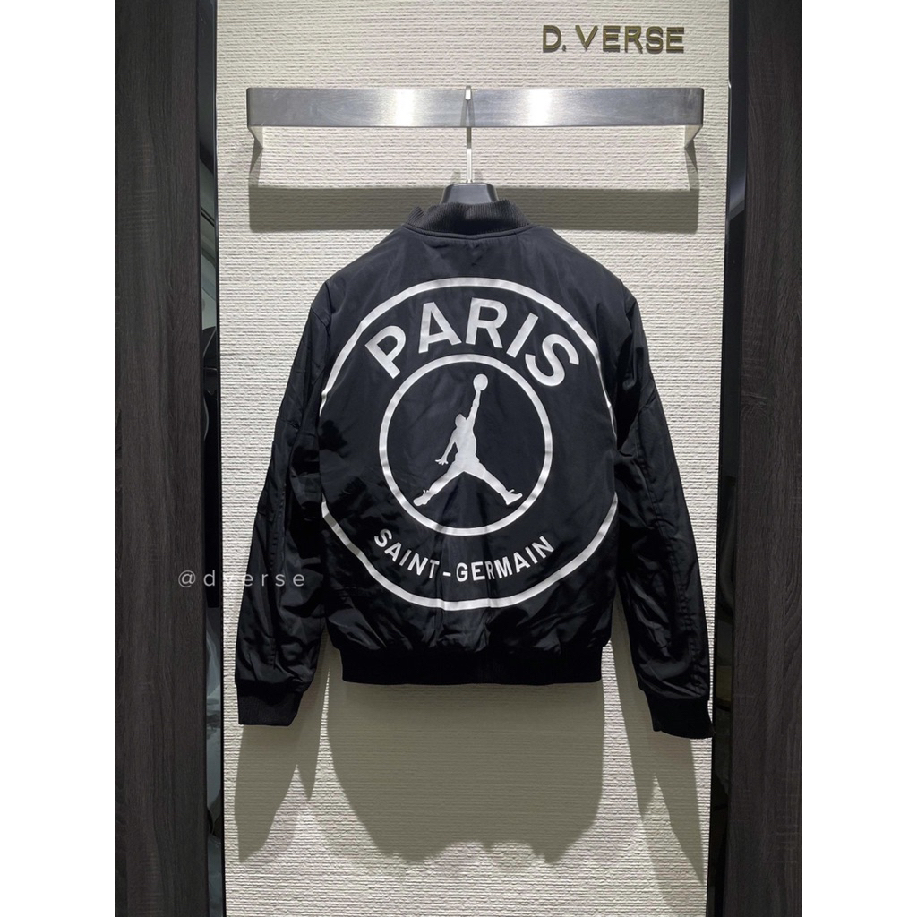 Áo Khoác Bomber PARIS Đen Trần Bông Dày Dặn - Áo Khoác Nam Nữ Cao Cấp Chất Đẹp