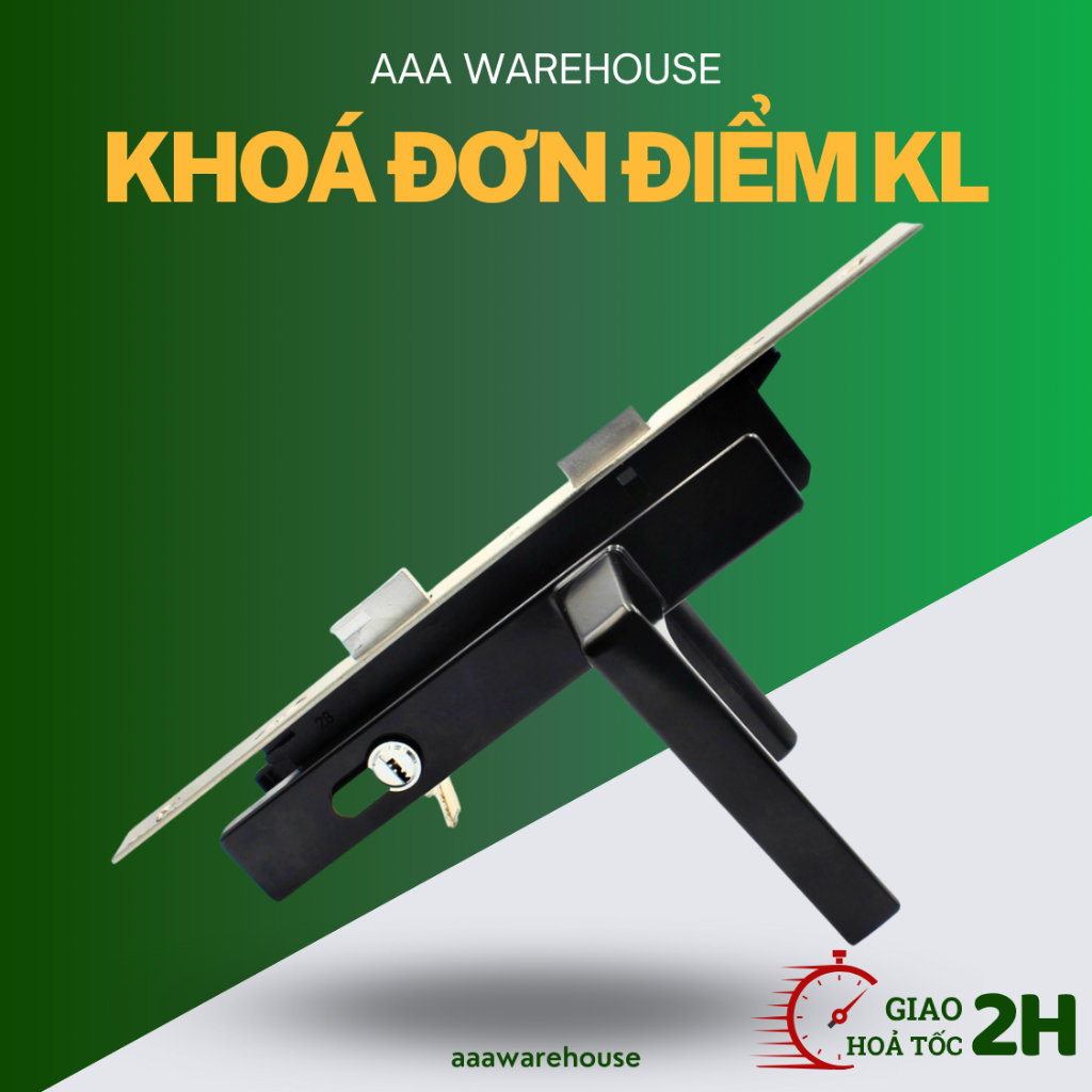 BỘ KHOÁ TAY GẠT KINLONG CỬA NHÔM XINGFA HỆ 55 (Khoá KinLong cửa nhôm)