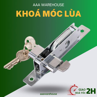   Chính hãng  Khoá đơn móc cửa sắt kéo Đài Loan hiệu Hammered  Khoá Droll 4123  loại tốt 