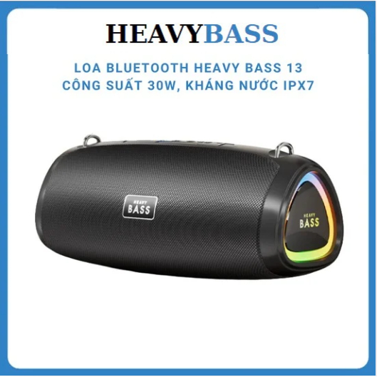 Loa bluetooth Heavy Bass 13 chính hãng, loa cầm tay di động âm bass mạnh