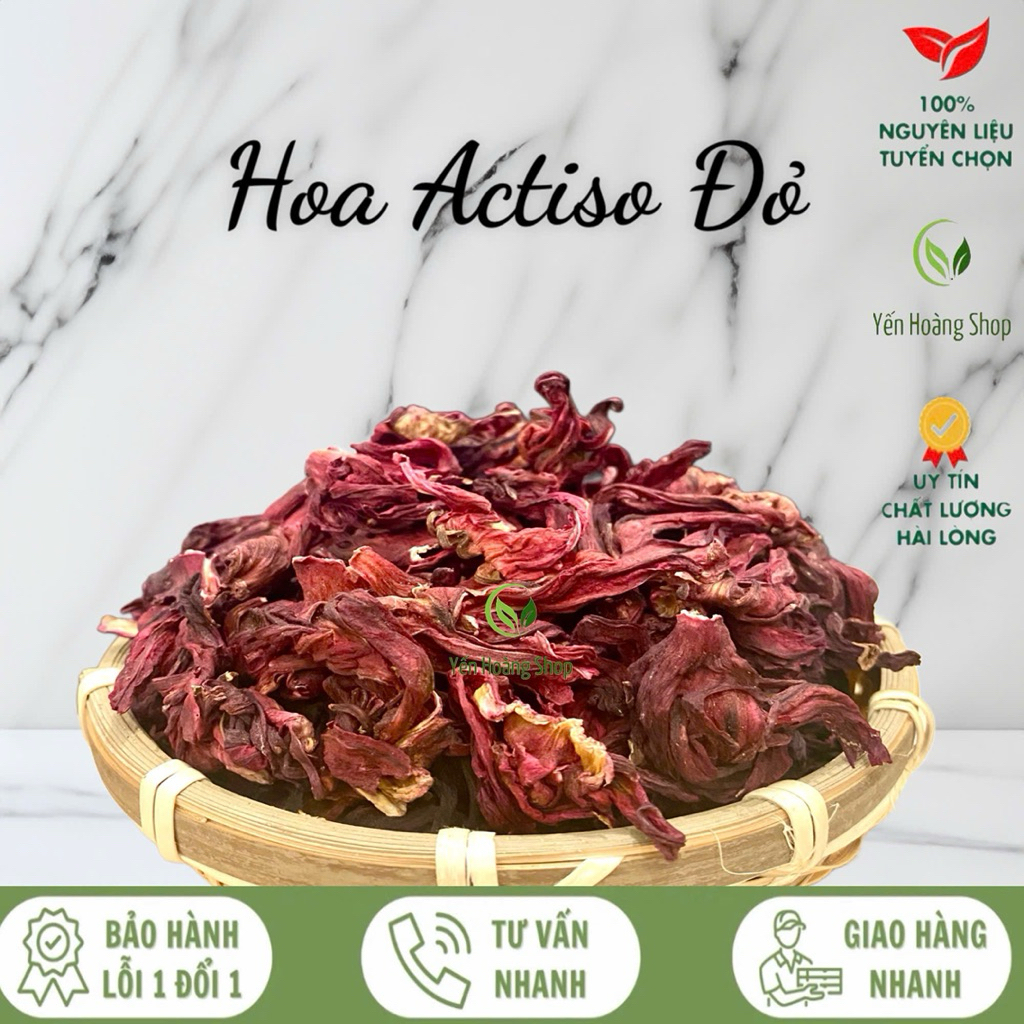Trà Hoa Actiso Đỏ 500g [THƯỢNG HẠNG ] Sấy Khô Nguyên Nụ – Hoa Bụp Giấm Khô Loại Đẹp 🌺 Nguyên Bông – 