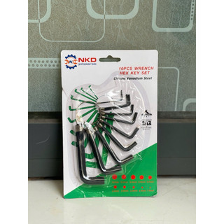 Bộ Lục Giác Mini 8 cây hoặc 10 cây (1.5mm đến 10mm)