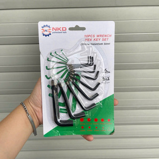 Bộ Lục Giác Mini 8 cây hoặc 10 cây (1.5mm đến 10mm)