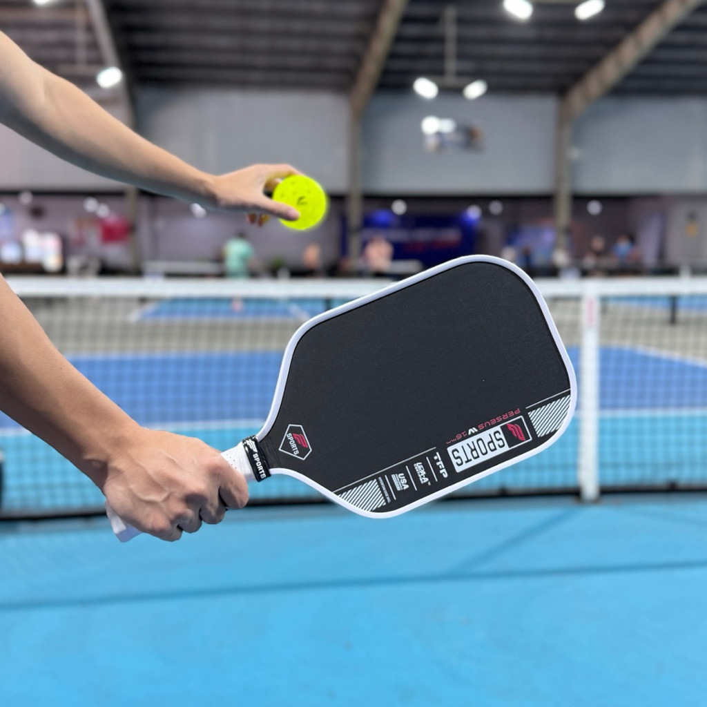 (Chính Hãng) Vợt Pickleball Gen 4 FSports Cao Cấp 16mm Ép Nóng Mặt Nhám 3 Lớp Carbon