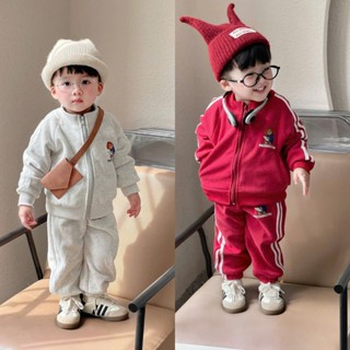  Set Bộ Nỉ Thu Đông PADDINGTON Cho Bé Trai Bé Gái 10 - 30kg Chất Nỉ 2da Mềm Ấm Không Bai Xù - Kiến Design KBO09 