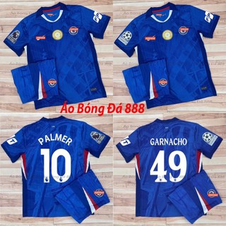  Bộ Quần Áo Bóng Đá CLB Chelsea Sân Nhà 25 26 - Vải Polyester Gai Thái Cao Cấp 