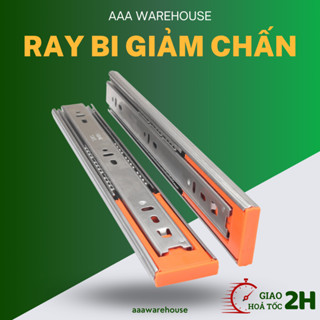   4210  Bộ Ray Bi Trượt Hộc Tủ HONGFA Ray Trượt Ngăn Kéo Tủ 25-50cm  Giá 1 cặp  